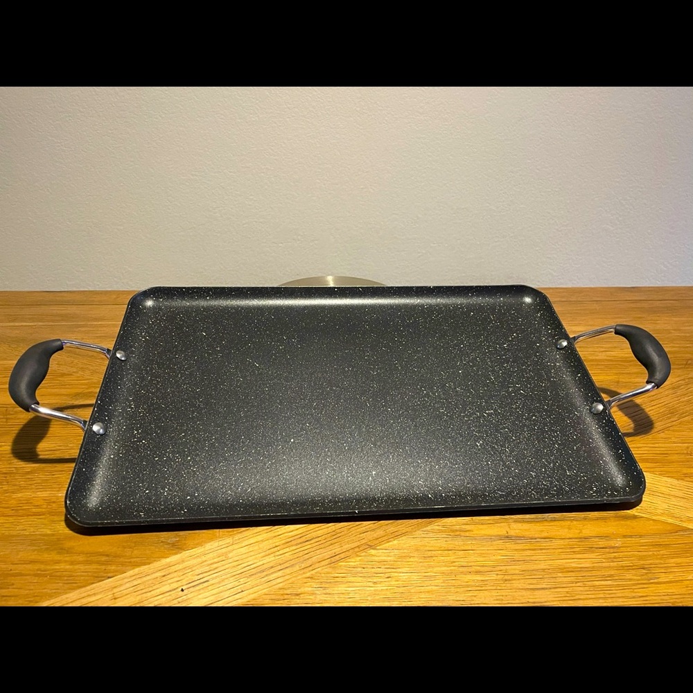 Marble Finished Double Griddle - Picture 2 of 2